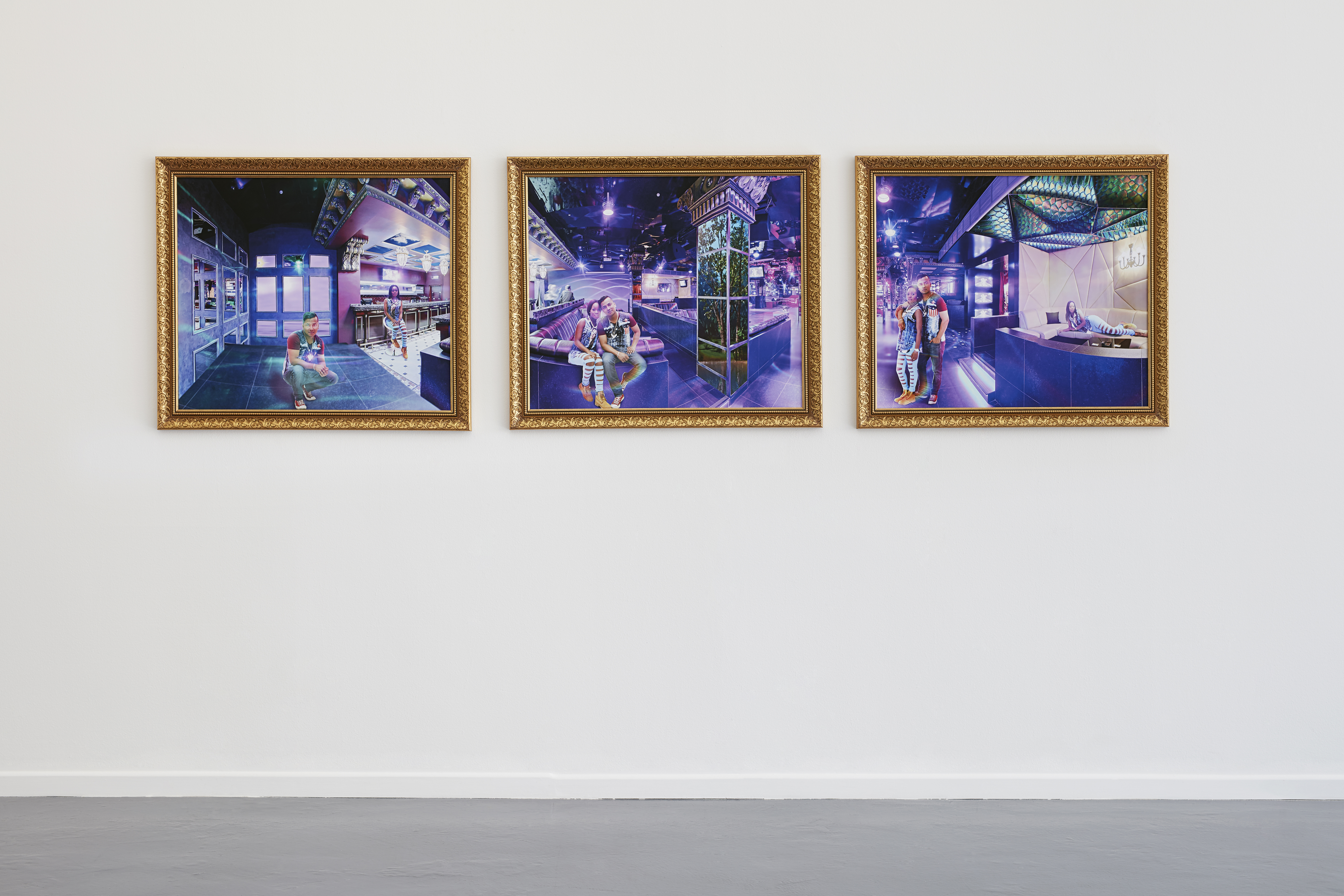 Installation view of Okaytopia