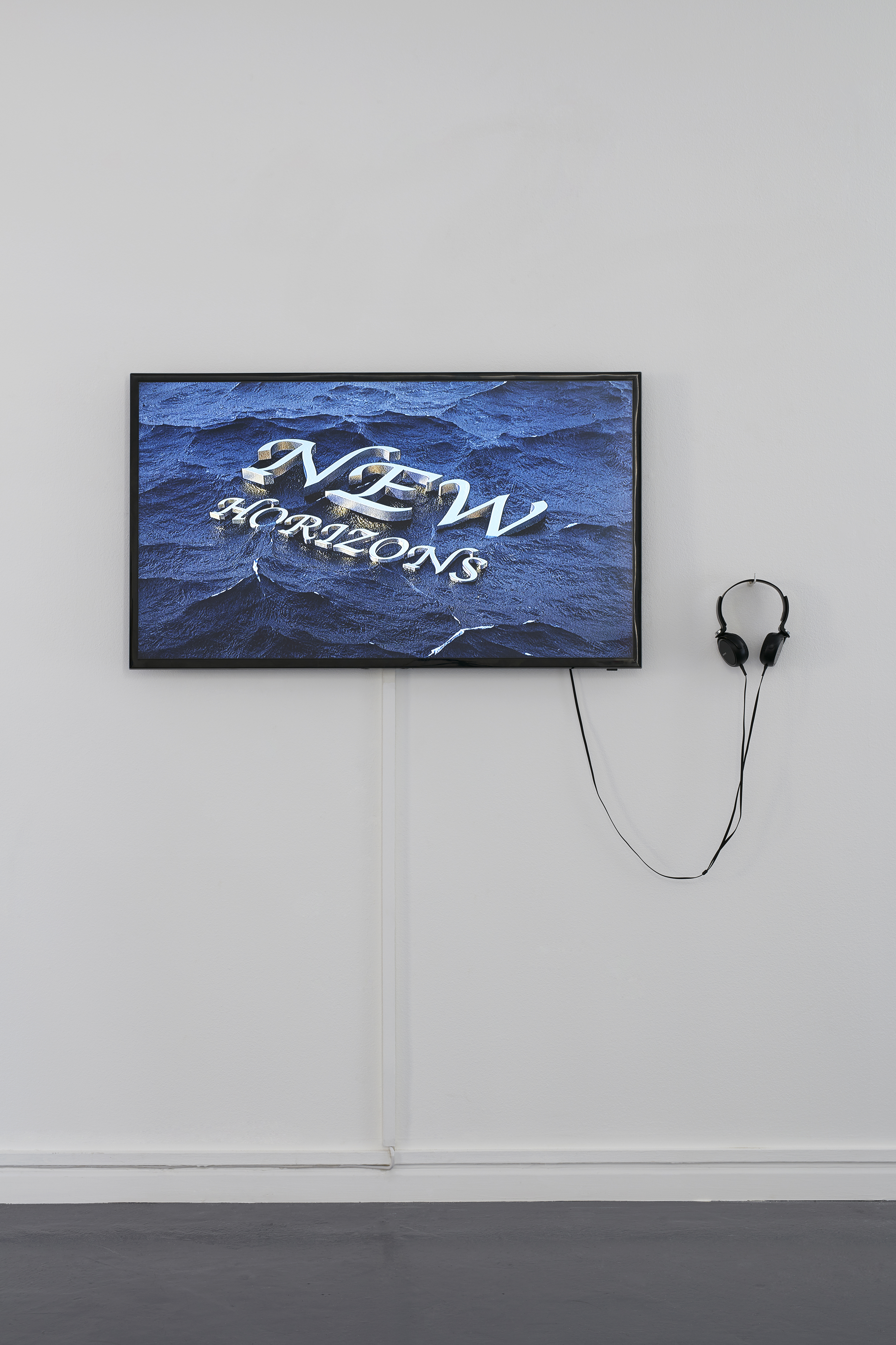 Installation view of Music on hold