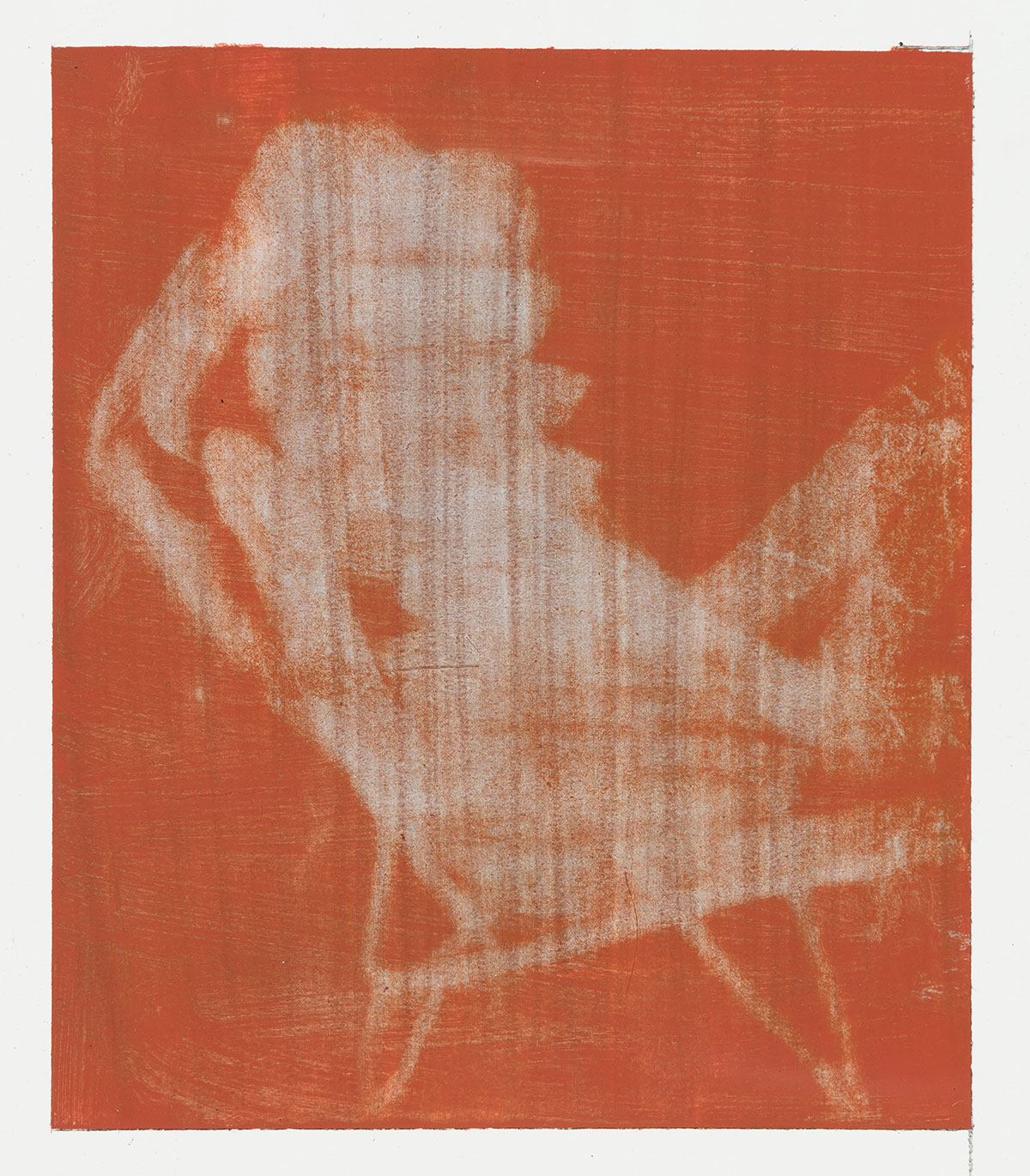  - Red and Grey (Deck Chair), 2017