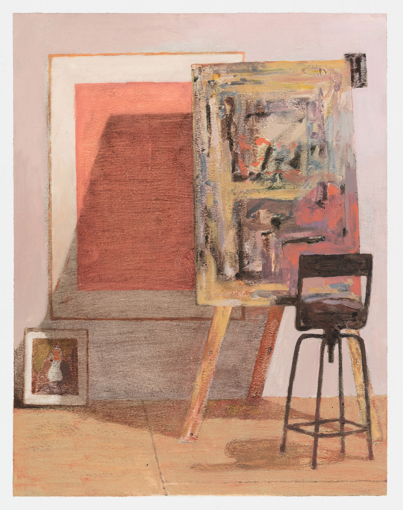  - Studio with Portrait of Miles, 2017