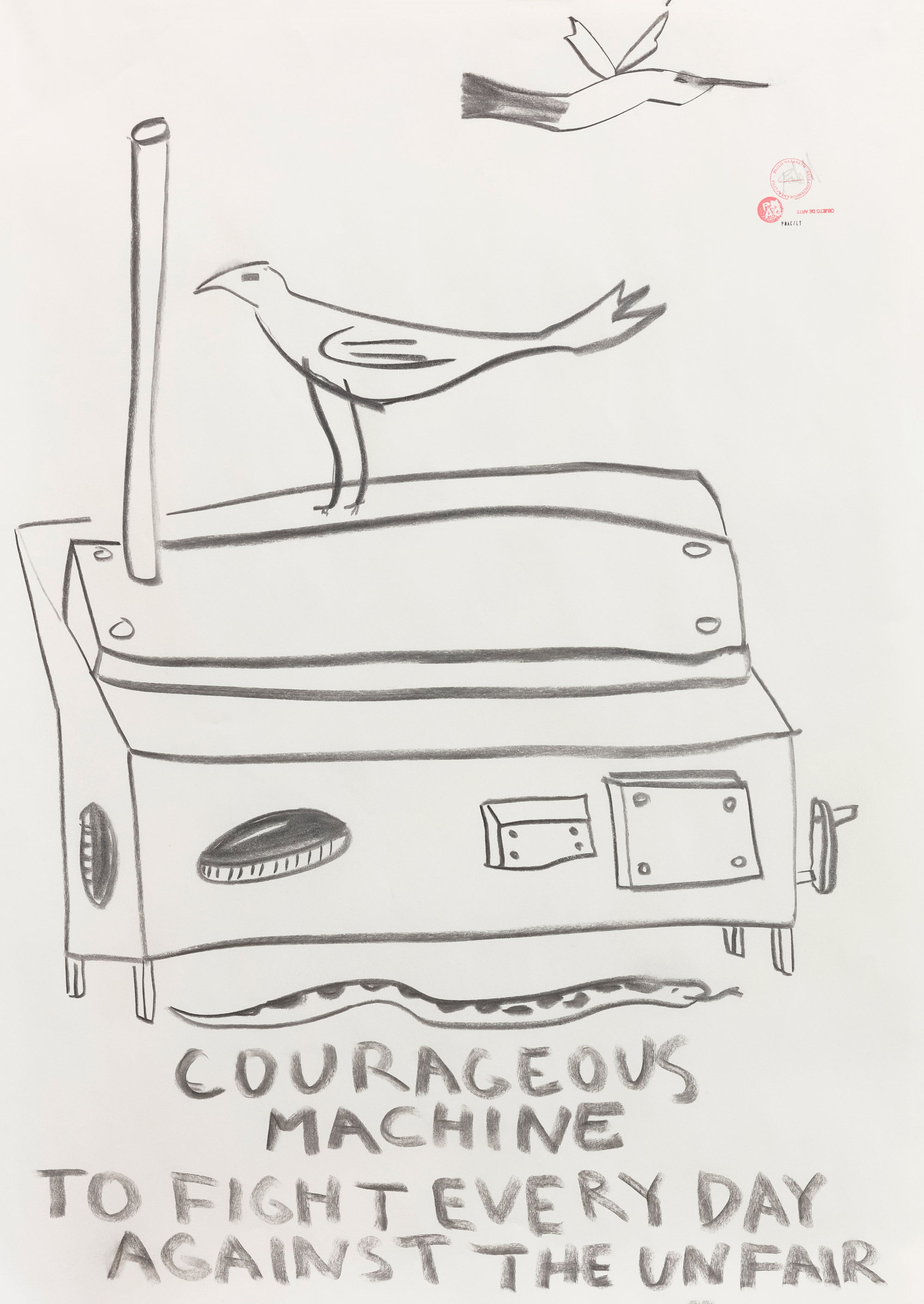  - COURAGEOUS MACHINE TO FIGHT EVERYDAY AGAINST THE UNFAIR, 2019