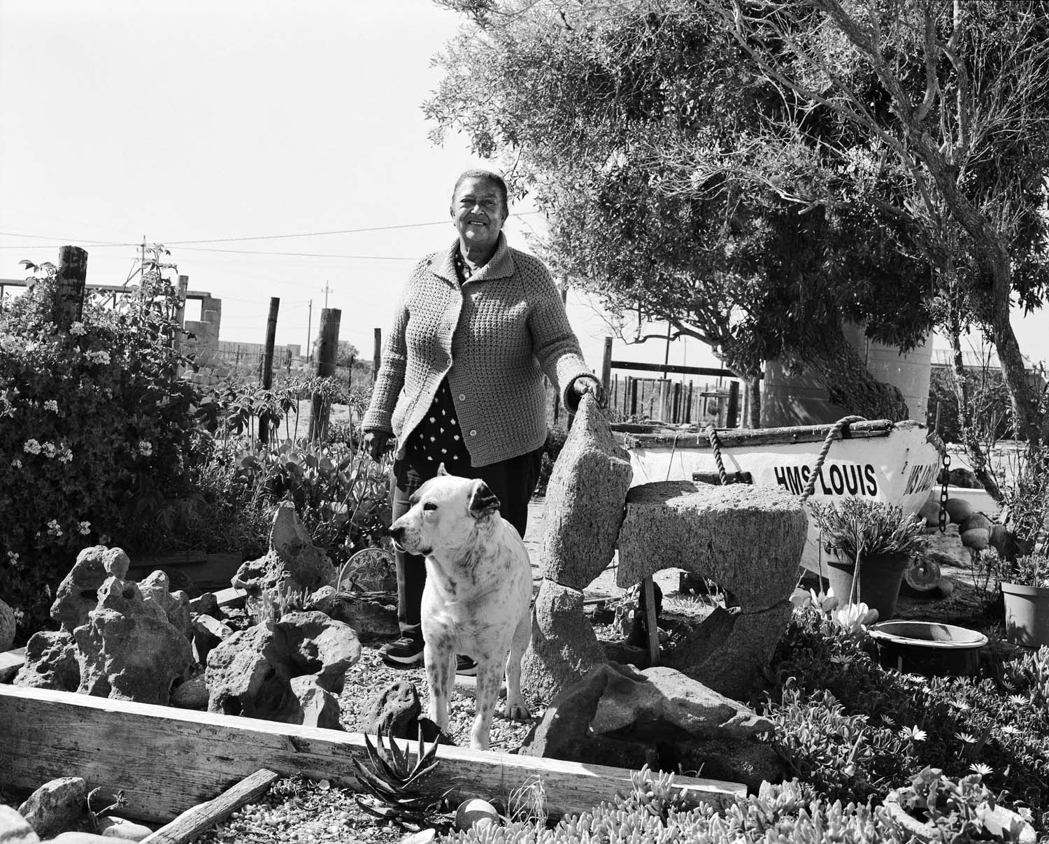  - Myrtle Lewis and her dog, Kol-Kol, Hondeklipbaai, 2025