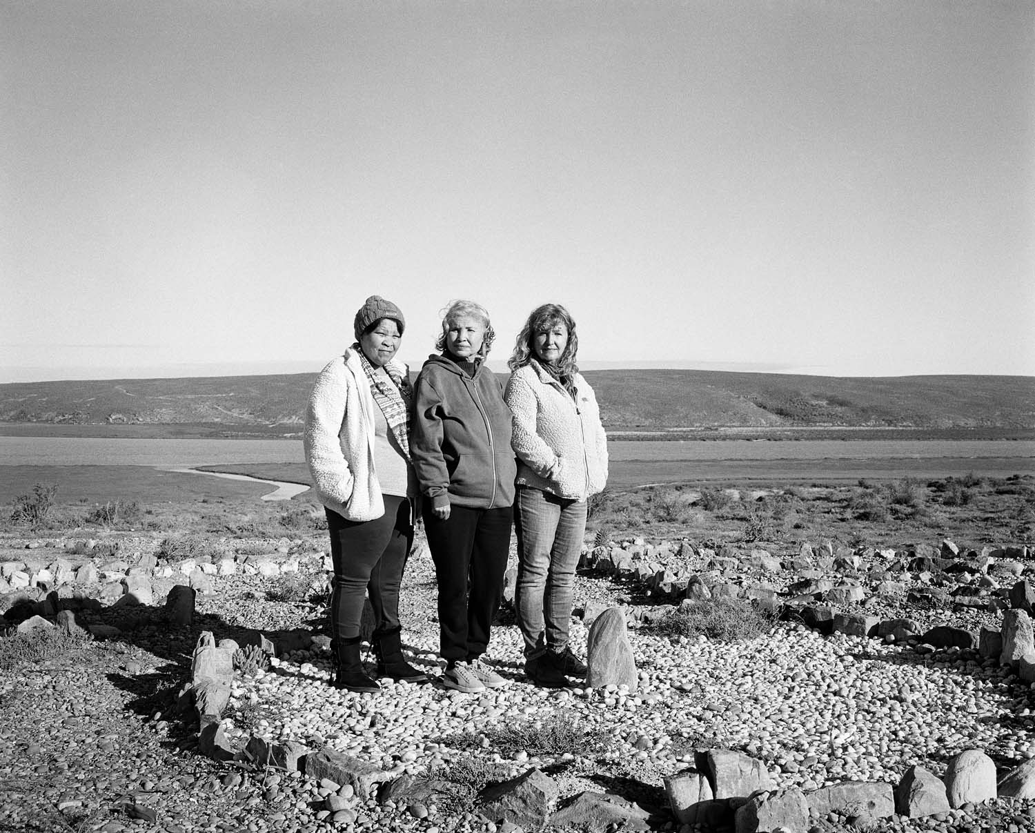  - Molly Cloete, Aletta Goliath and Suzanne du Plessis at Labyrinth of Memories, Papendorp, 2025