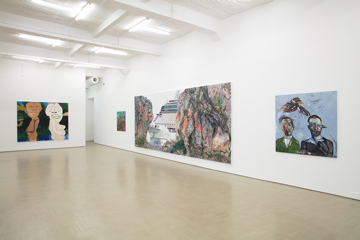 18.04 Installation view with works by Moshekwa Langa, Anna Boghiguian, Deborah Poynton and Breyten Breytenbach