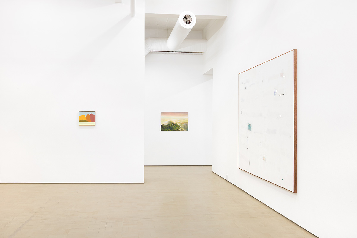 19.03 Installation view with works by Etel Adnan, Mduduzi Xakaza and Jared Ginsberg