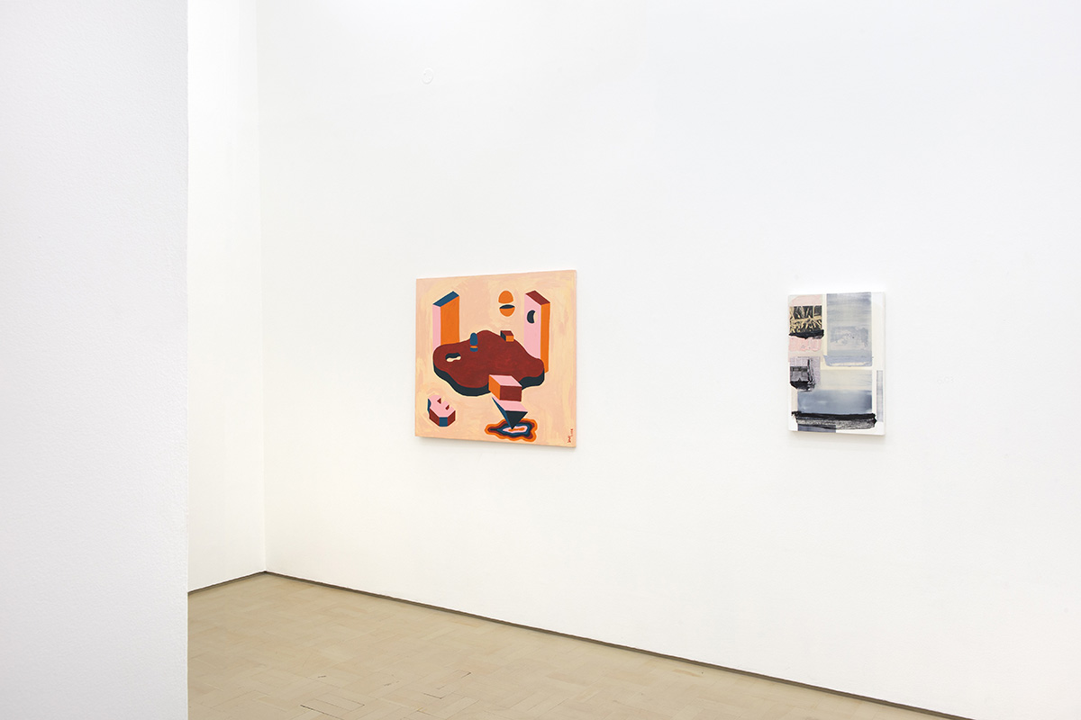 02.04 Installation view with works by Yadichinma Kalu-Ukoha and Sepideh Mahraban