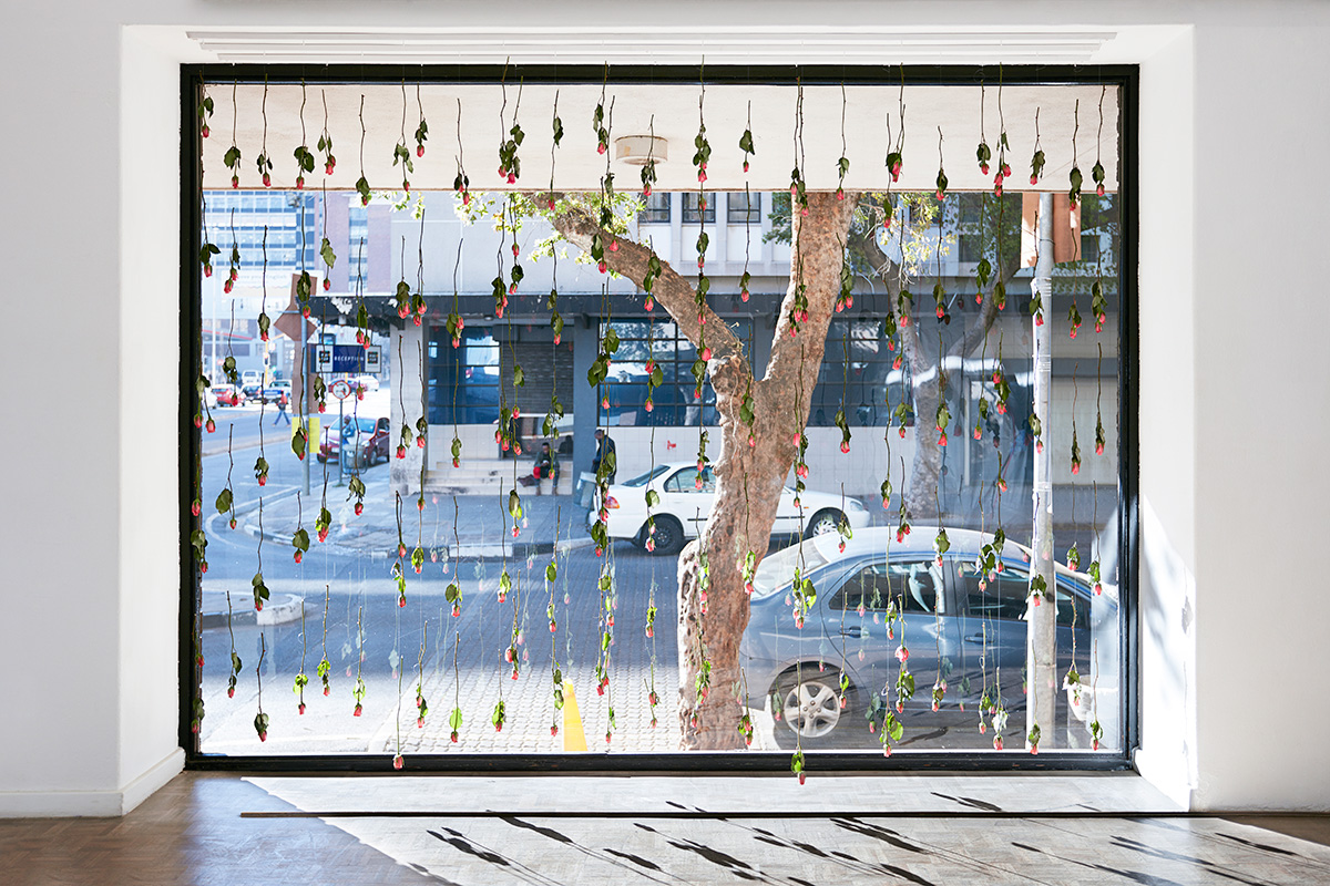 Installation view of Jody Brand's #SayHerName at Stevenson, Johannesburg
