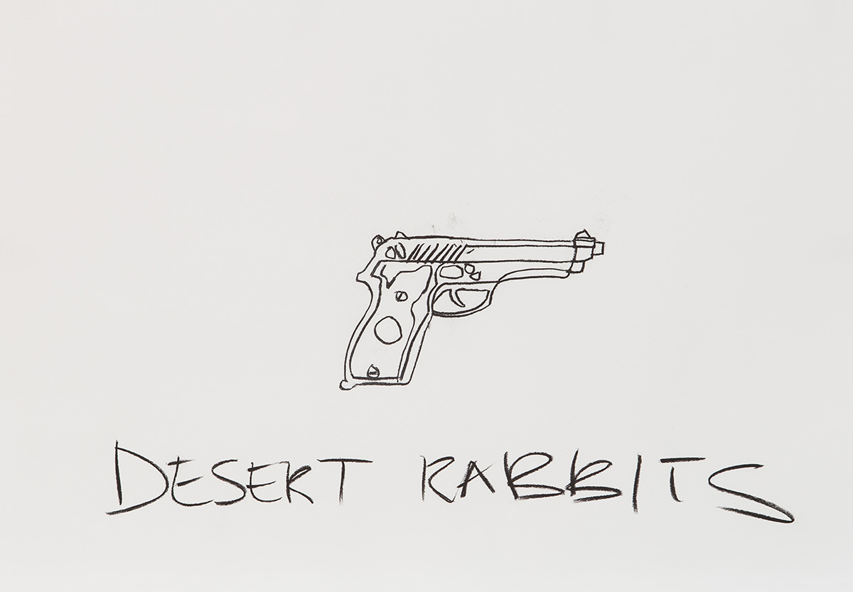 Robin Rhode - Gun Drawings, 2004