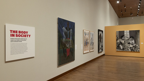 Neo Matloga at the Chazen Museum 