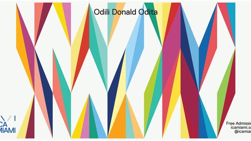 Odili Donald Odita mural in Miami