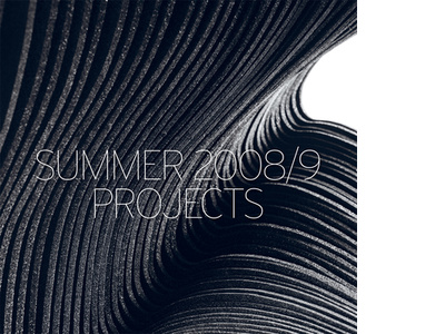 Summer 2008/9: Projects