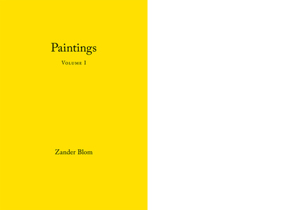 Paintings Volume I
