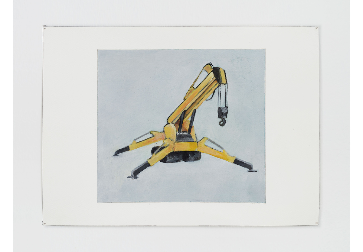 Simon Gush - Autonomous Mining Machine (Crane), 2021