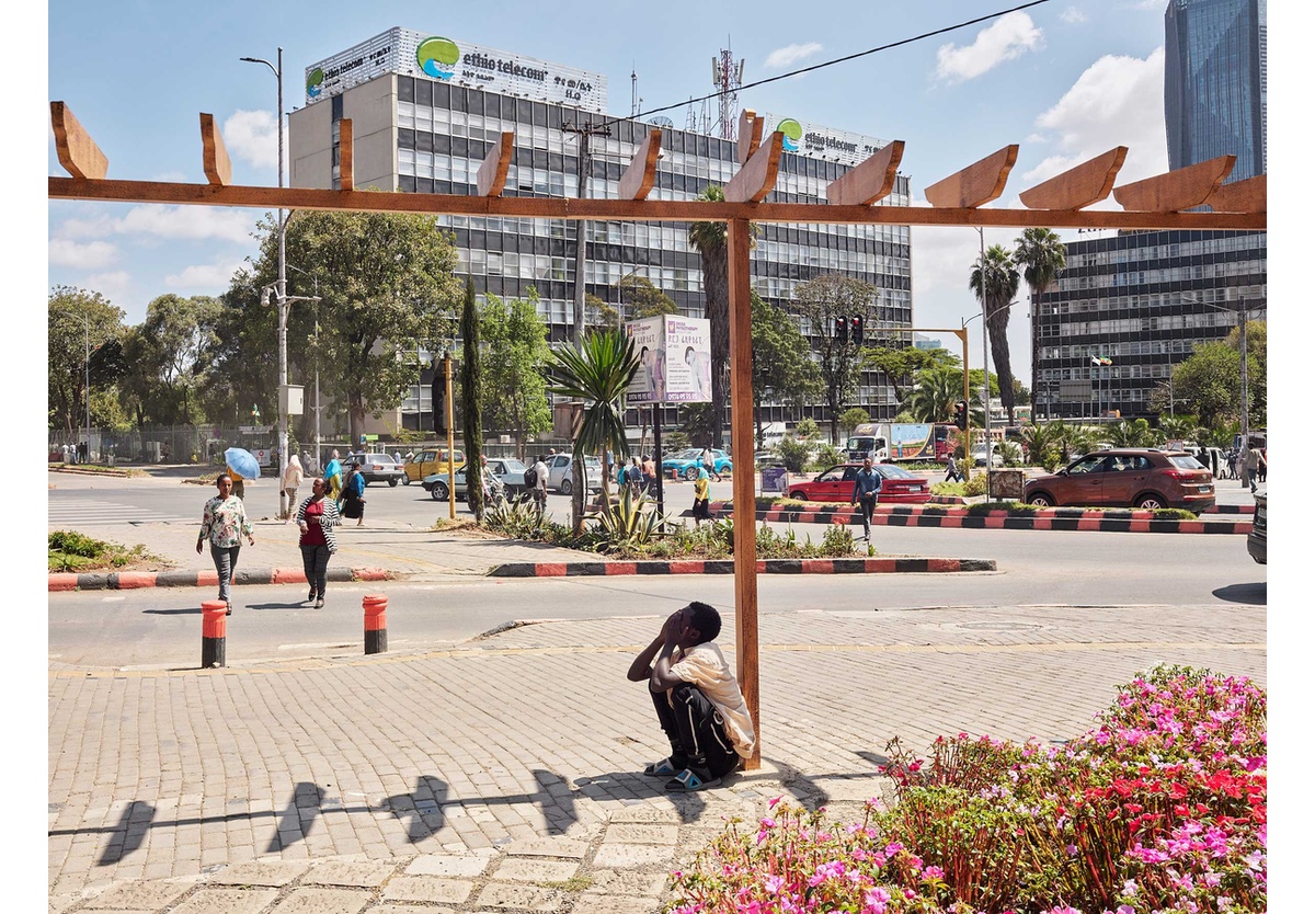 Pieter Hugo - View of the Ethio Telecom offices, Addis Ababa, 2023