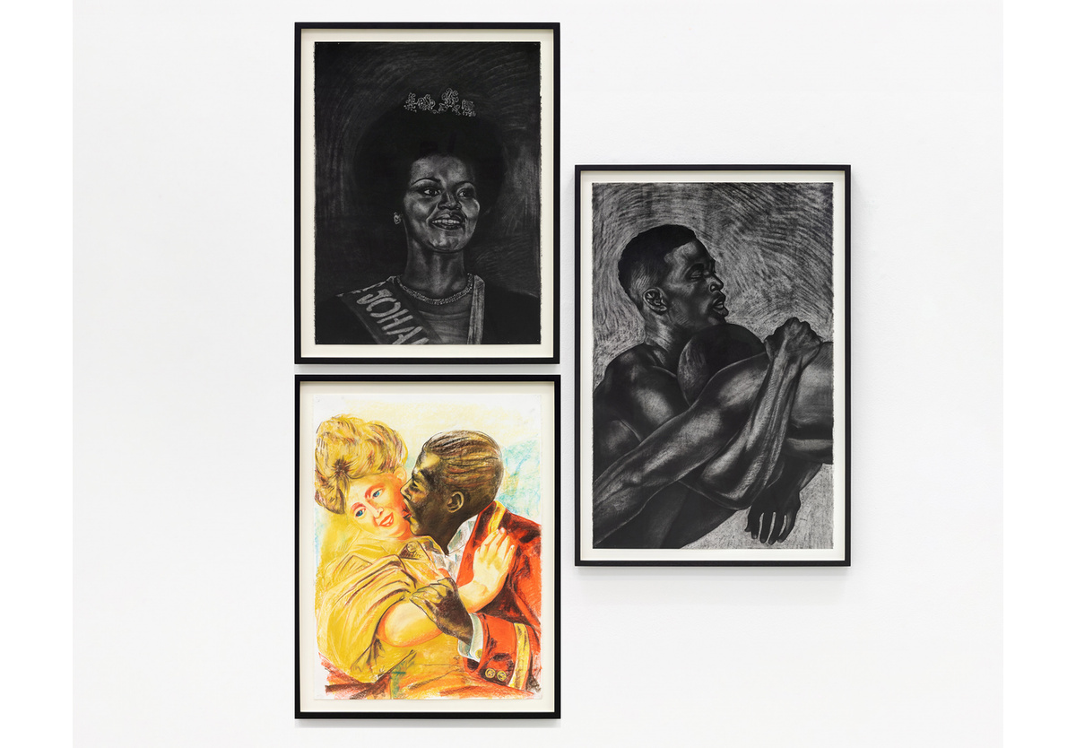 Meleko Mokgosi - Lover’s Discourse lV, 2025
