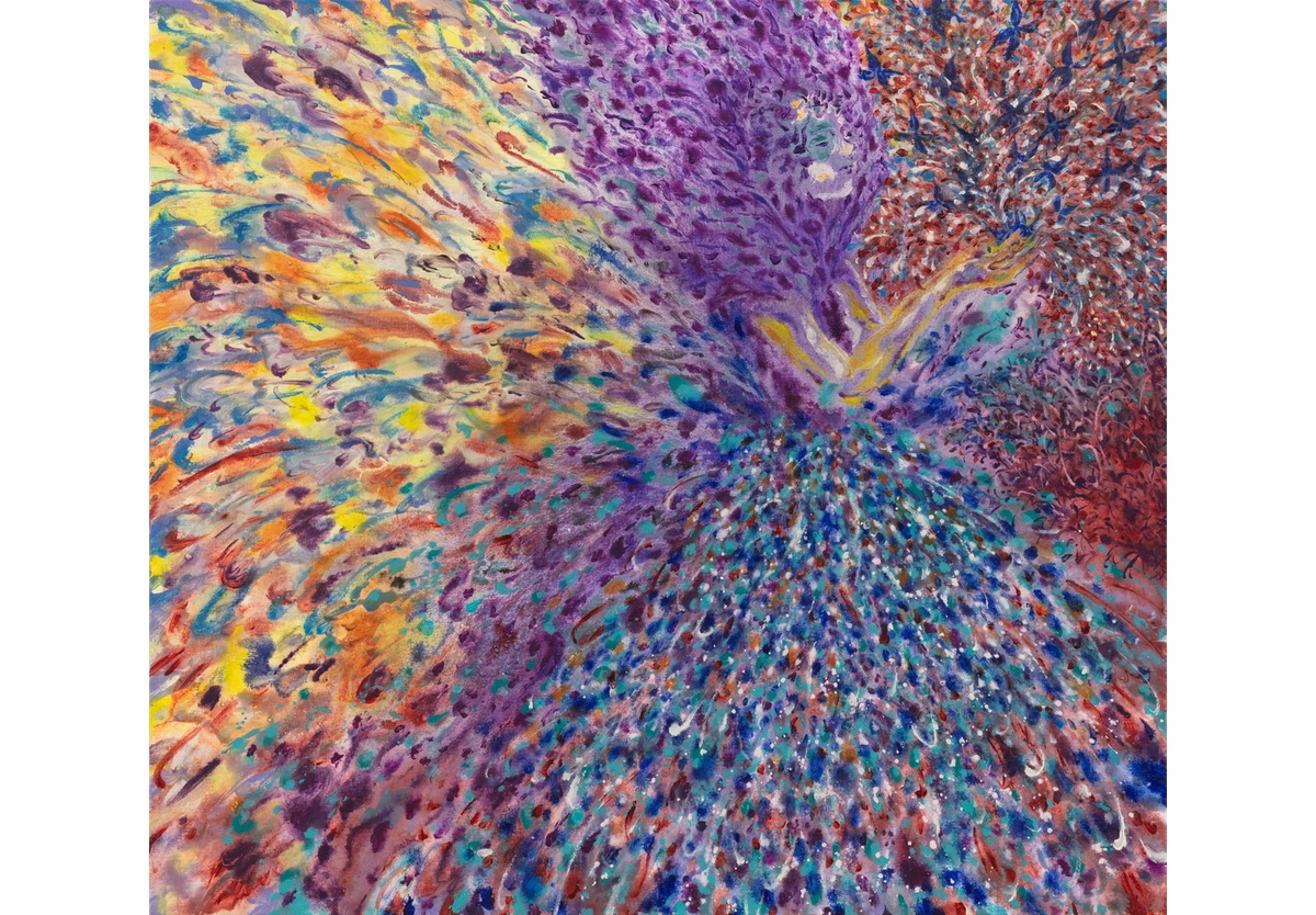 Cian-Yu Bai - Flying Nymph with Butterflies, 2021–2025