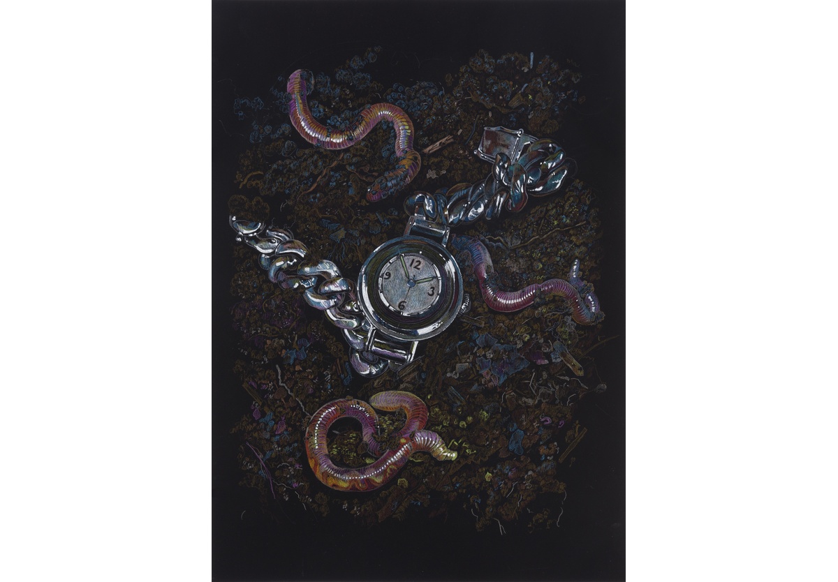  - Drawing on Black Paper 12, 2021