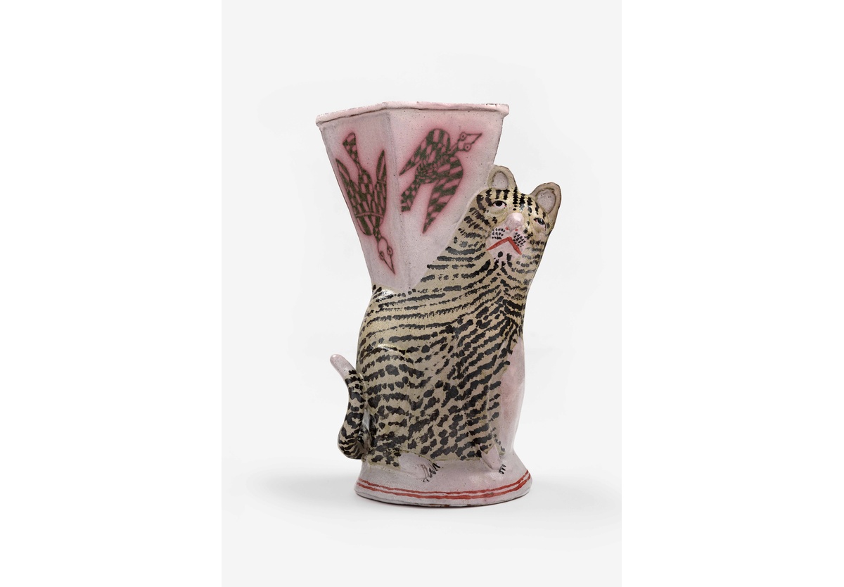 Hylton Nel  - Untitled (Cat vase), Made in Calitzdorp, 30 June 2021