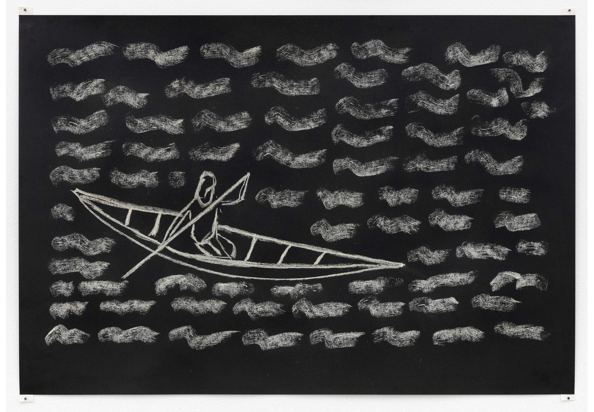 Paulo Nazareth - WHITE SHIP/ WHITE BOAT, 2024