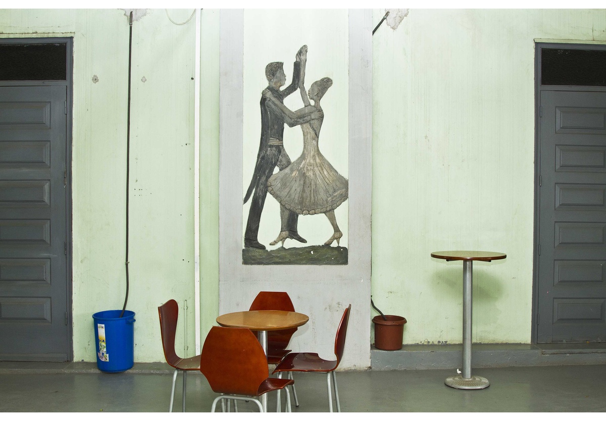 Edson Chagas - Untitled (from the series Em Curso, Bar area, Nacional cine Teatro, Luanda, Angola), 2011
