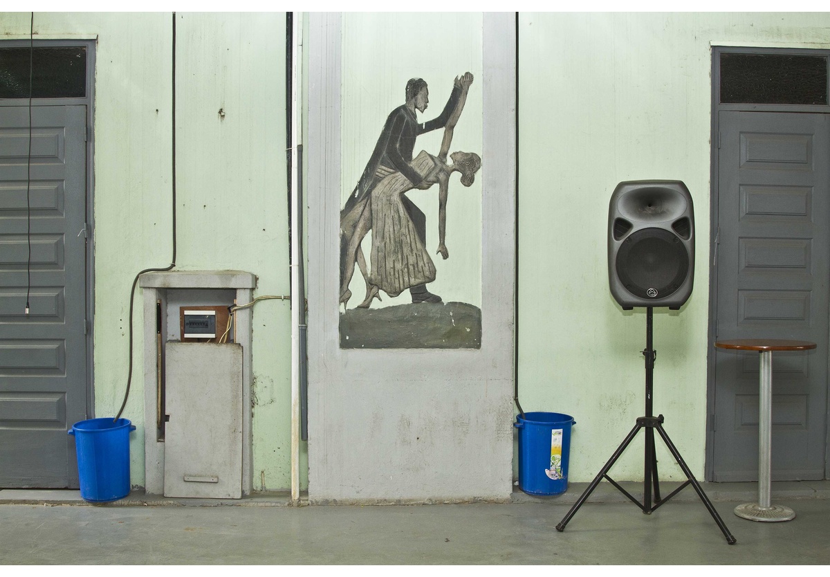 Edson Chagas - Untitled (from the series Em Curso, Bar area, Nacional cine Teatro, Luanda, Angola), 2011