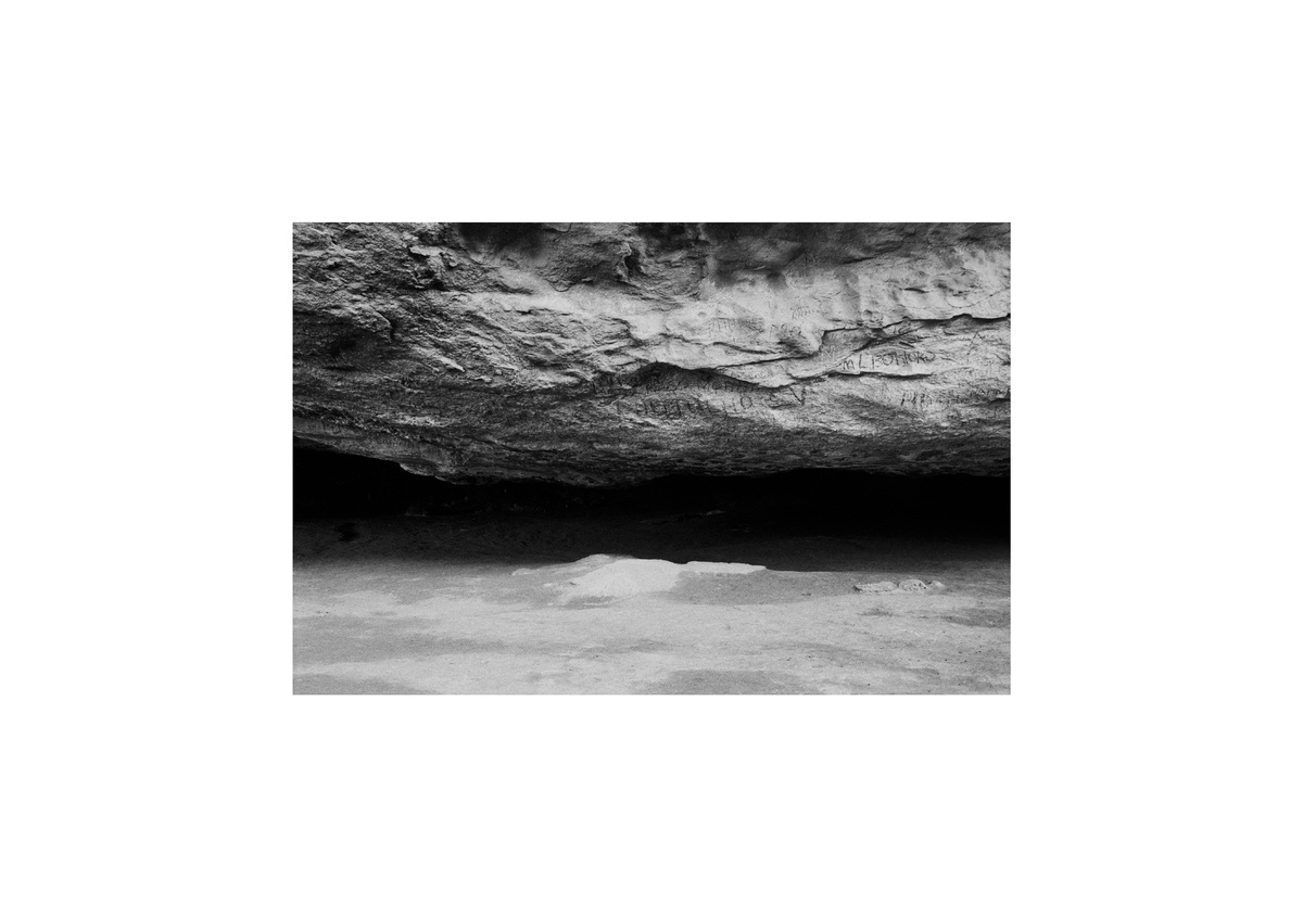 Santu Mofokeng - Entrance to Motouleng Sanctum, 1996