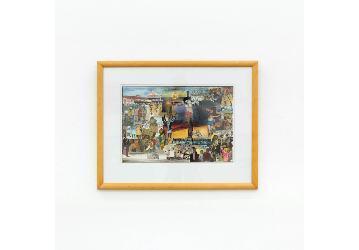 Sam Nthlengethwa - The Other Side of Crucifixion, 1990