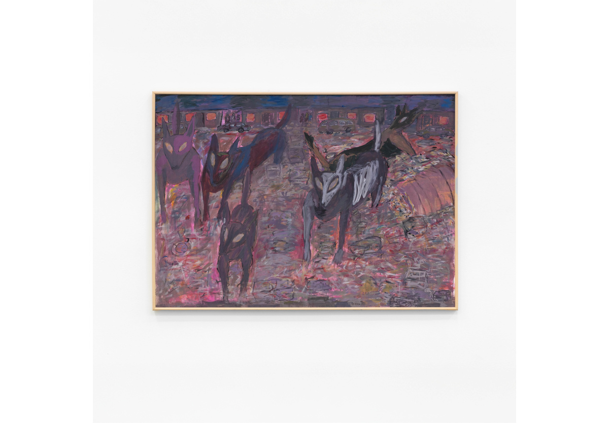 David Koloane - Street dogs I, 1996