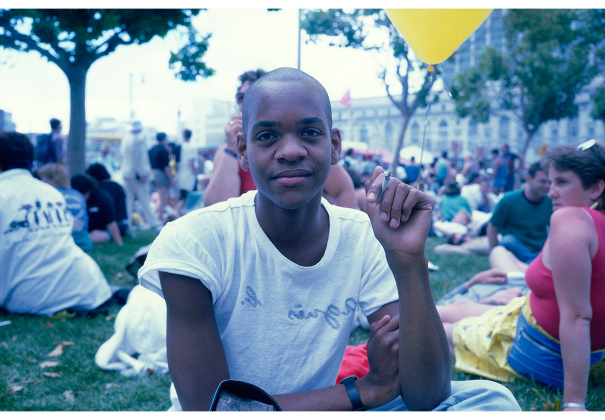 Lyle Ashton Harris - Lyle, Gay Pride Parade, San Francisco, 1989, 2015