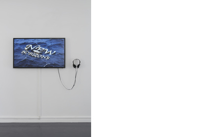 Installation view of Music on hold