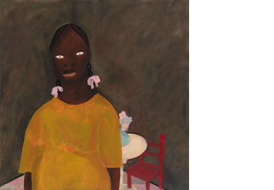 The girl in orange