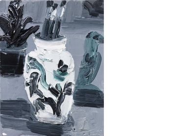 Monochrome vase study