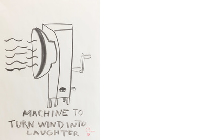 MACHINE TO TURN WIND INTO LAUGHTER