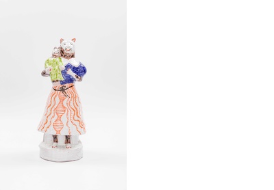 Cat mother and child