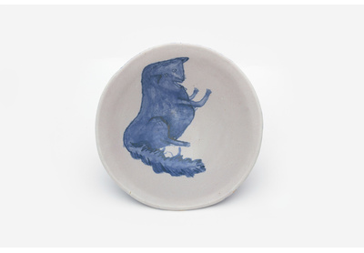 Blue creature bowl