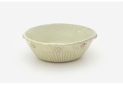 Flowers and lines bowl