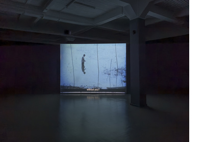 Installation view, She Breathes Water