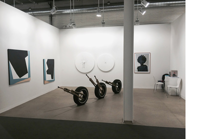 Installation view, booth L2, day two