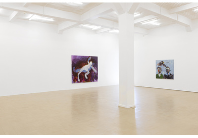 15.03 Installation view with works by Portia Zvavahera and Breyten Breytenbach