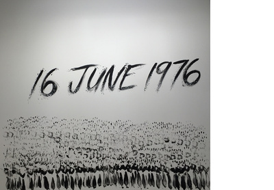 Robin Rhode's impromptu memorial to the Soweto Uprising, 16 June 1976