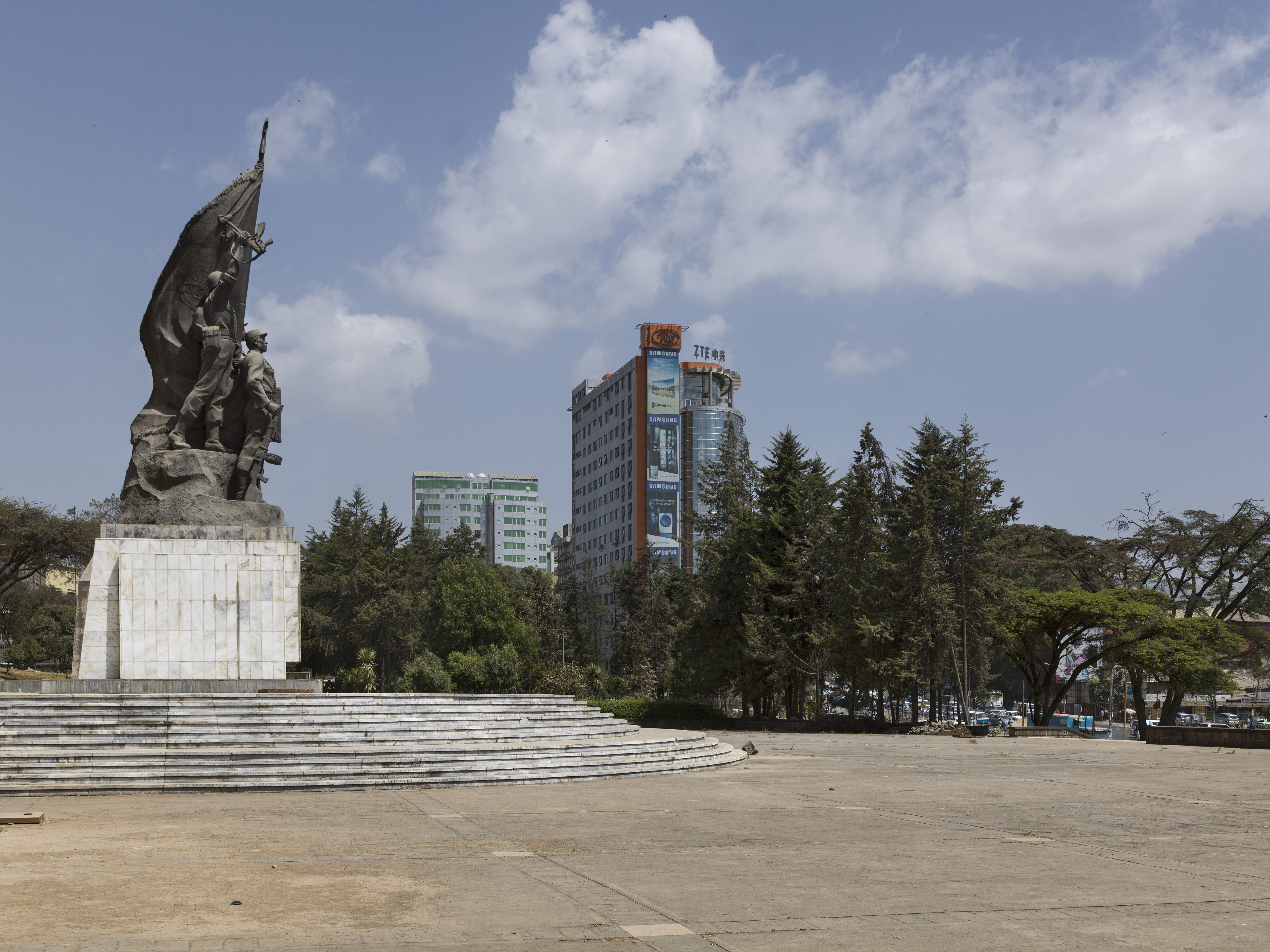  - The Black Lion Monument, war memorial, Churchill Avenue, Addis Ababa, Ethiopia, 2015, 